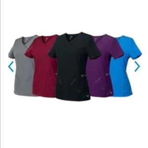 Scrubs top plus size L blue